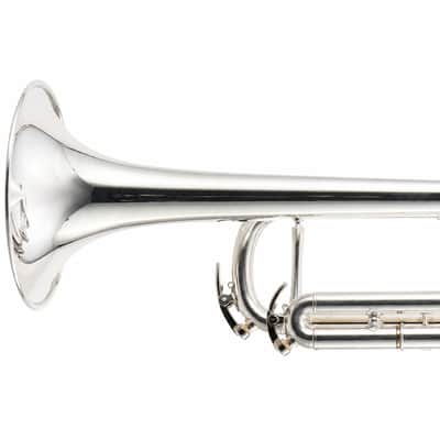 Schagerl JM1-S James Morrison Professional Bb Trumpet in Silver Plate SN 10711 image 9