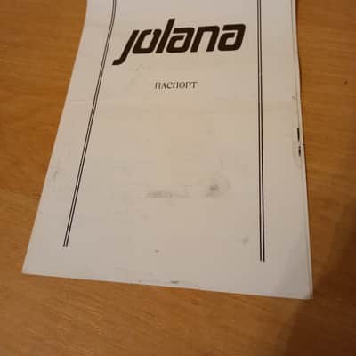 Jolana Discobass Passport Disco Bass Guitar Soviet Vintage image 1