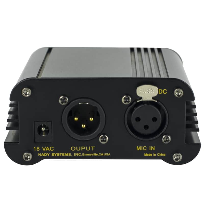 Nady SMPS-1X 1-Channel 48V Phantom Power Supply for Condenser Microphones image 1