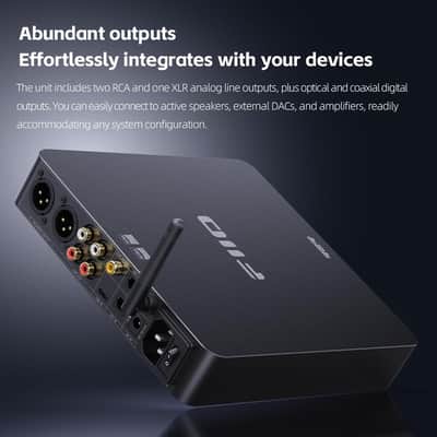 FiiO BR15 R2R Digital-to-Analog Converter with Bluetooth Audio Receiver (Silver) image 8