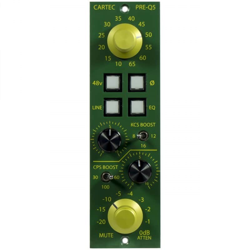 Cartec Audio Pre-Q5 500 Series Mic Preamp Module image 1