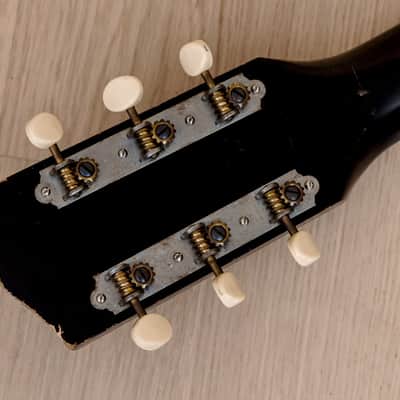 1963 Harmony Rocket H54 Vintage Electric Guitar Sunburst w/ DeArmond Gold Foils image 5