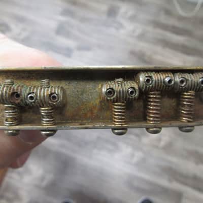 Fender Jaguar Jazzmaster Gold Bridge Assembly 1958-1965 image 4