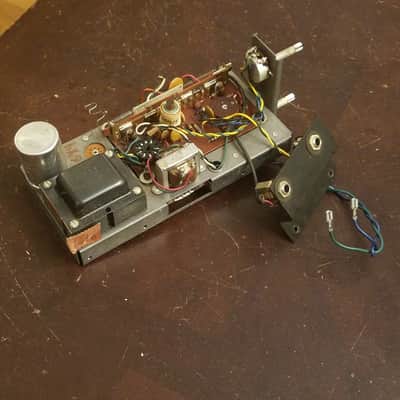 Webcor Tiny Mono Tube Amp Project 6BM8 12AX7 6X4 1961 Steel image 1