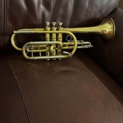 Buescher Custom Built Aristocrat (1955)(Model 264) Bb cornet SN 348477 (rare) image 18