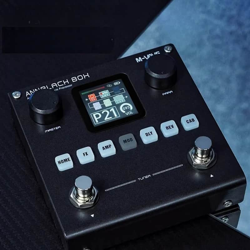 Multifunctional Guitar/Bass Effect Pedal Effector Built-in battery, 80 editable Presets, 6 Effects Modules image 1