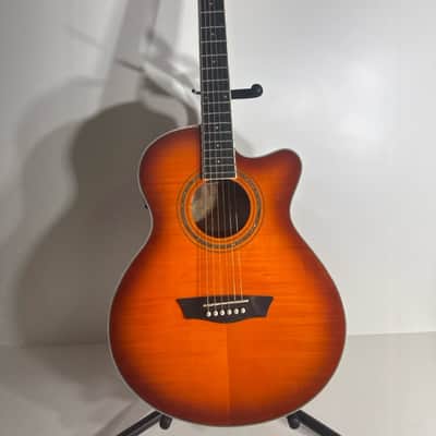 Washburn EA15ITB Festival Series Mini Jumbo with Electronics 2010s - Ice Tea Burst image 1