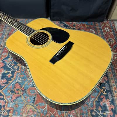 Morris D41 Style X-Braced Dreadnought Model W50 Jacaranda MIJ - 1970's image 11