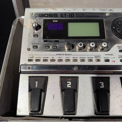 Boss GT-10 Guitar Effects Processor 2008 - 2012 - Silver image 2