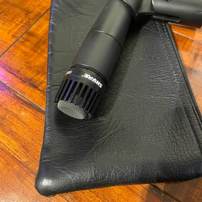 Shure SM57 Cardioid Dynamic Microphone 1984 - Present - Black image 3