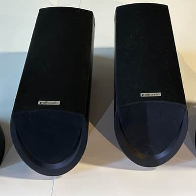Polk RM 201 (pair) and RM101 (pair) mid-1990s - Black / aluminum construction image 1