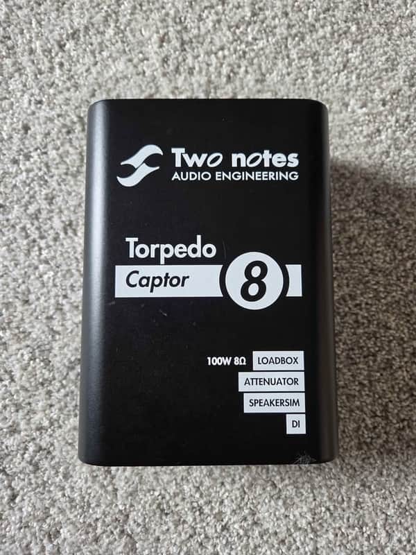 Two Notes Torpedo Captor Loadbox/Attenuator/DI - 8 Ohm image 1
