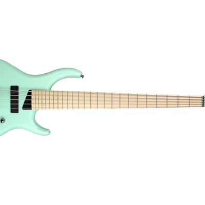 MTD Kingston Kingston Z5 Sea Foam Green (Solid Gloss Finish) Gloss, Maple Fretboard image 8