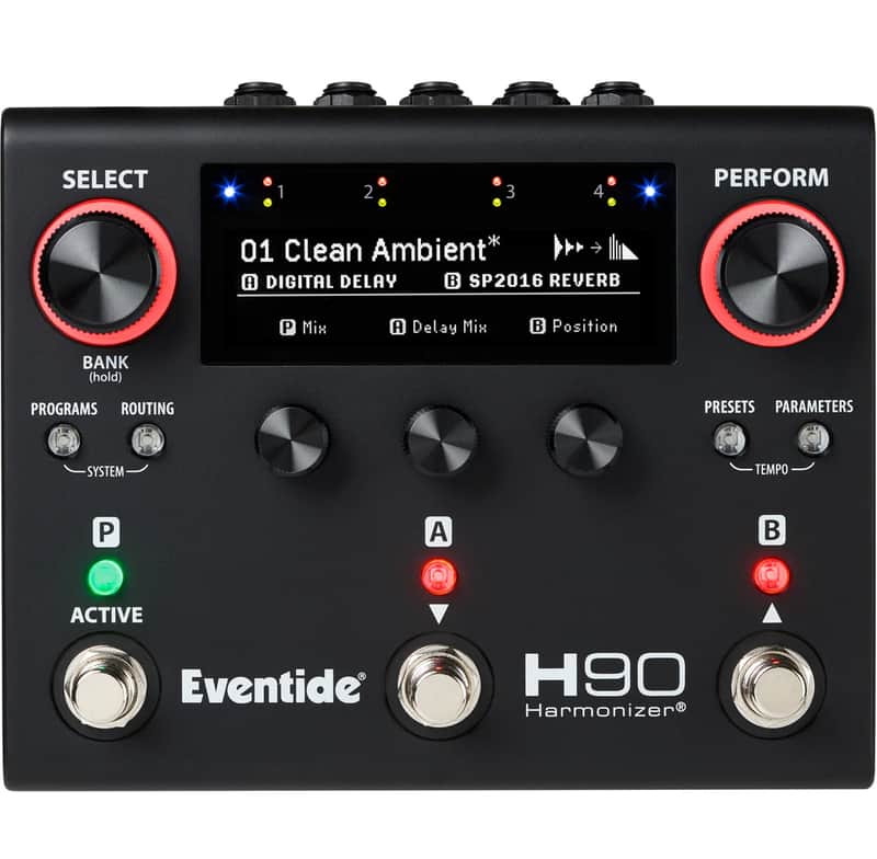 Eventide H90 Dark Harmonizer Multi-effects Pedal - Black image 1