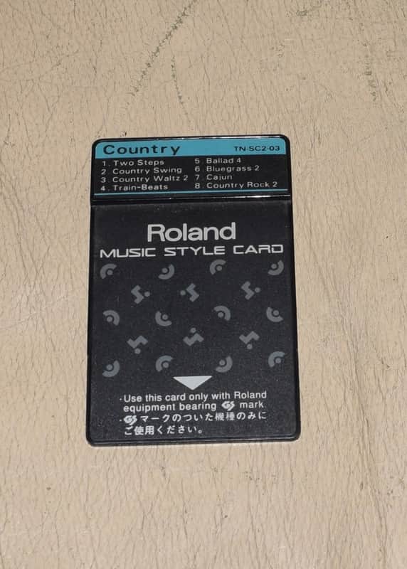 Roland TN-SC2-03 Music Style Card Country image 1