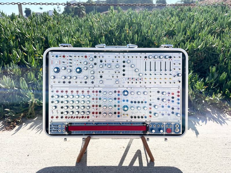 Buchla Tiptop 200t series with BPNYC ZERO Halliburton Eurorack Modular Travel Case 7U #3 image 1