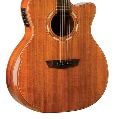 Washburn Comfort Deluxe 55 Series G55CE Acoustic-Electric - Koa (WCG55CE-O-U) image 2