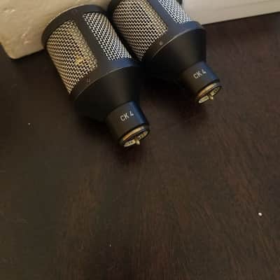 AKG CK 4 Stereo Pair Figure 8 LDC For C28 C60 C61 451 Pristine Mates, Early Teflon CK12 image 7