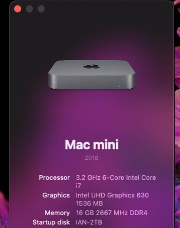 Apple Mac Mini 2018 6-core i7 16gb 1T | Reverb