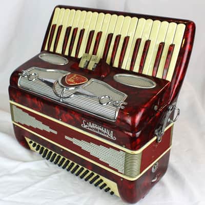 7628 - Candy Stripe S. Artigiana Castelfidardo Piano Accordion MM 34 80 image 4