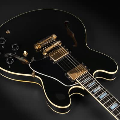 1989 Gibson ES-347 S - Ebony | USA Vintage Post Norlin Era Custom Semi-Hollow Bill Lawrence The Original HB-R HB-L Humbucker Pickups Coil Split | OHSC image 8