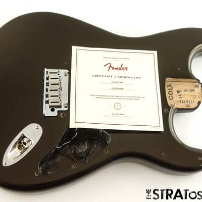 Fender American Ultra II Stratocaster Strat BODY w/ HARDWARE, USA Texas Tea image 2