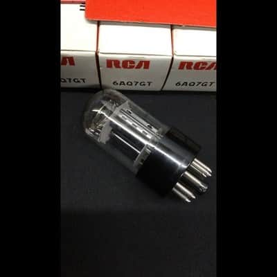 Full Sleeve (5) NOS NIB RCA 6AQ7GT Vintage Radio Vacuum Tubes TESTED B.9609 image 3
