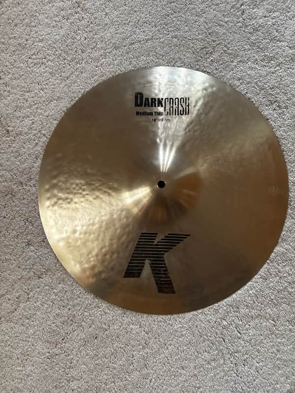 Zildjian K Dark Crash mid 1990's to present - Traditional dark finish with classic K-series lathing. image 1