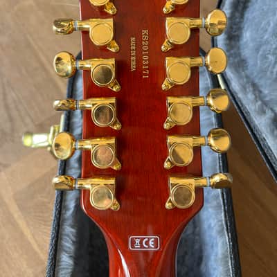 Gretsch G5422G-12 Electromatic Hollow Body 12-String in Walnut Stain with Gold Hardware PLUS Hard Case! image 9
