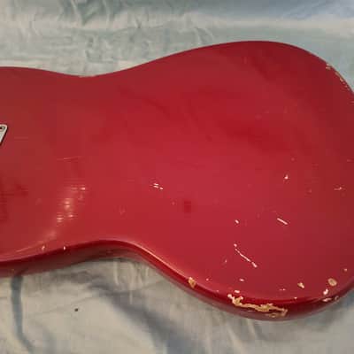 Fender Mustang Guitar with Rosewood Fretboard - 1966 - Dakota Red image 11