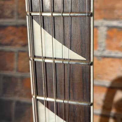 Jackson JS Series JS32Q DKA Dinky Archtop Amaranth Fretboard Transparent Blue image 4