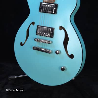 Godin Montreal Premiere HT - Laguna Blue w/Deluxe Gigbag (B-Stock finish) image 4