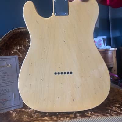 Fender Custom Shop 1951 Nocaster Relic Telecaster Blonde Ash Body Maple Neck COA Case image 10