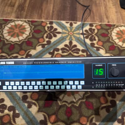Klark Teknik DN3600 Programmable Graphic Equaliser 1980s - Silver image 3