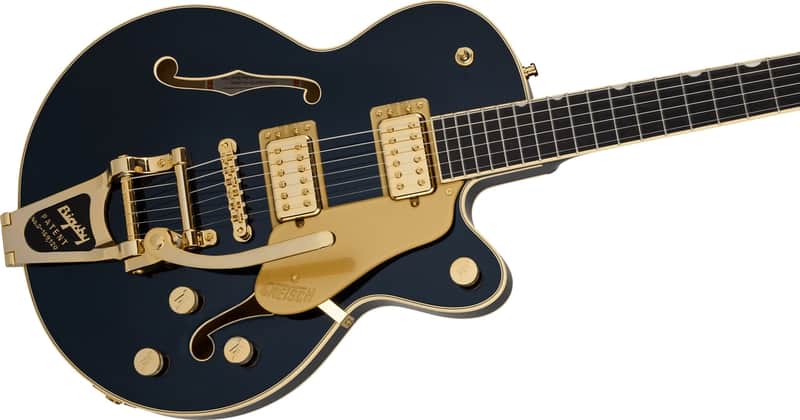 PRE-ORDER! 2025 GRETSCH Broadkaster® Jr. LX Center Block with String-Thru Bigsby / Midnight Sapphire image 1
