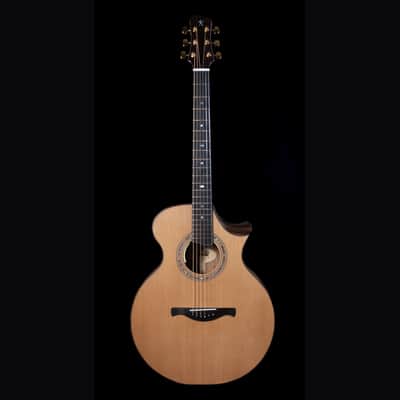 Knight SJ Concert Elite Koa and Cedar Handmade Guitar image 2