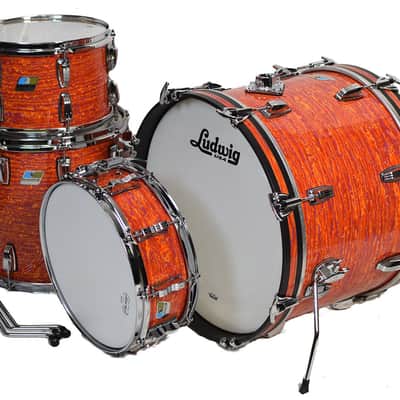 Ludwig Classic Maple "Densmore" Mod Orange Drumkit image 1