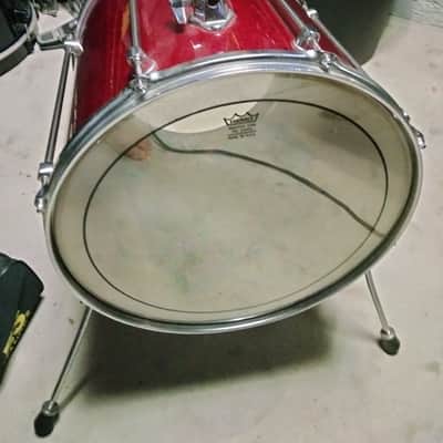 Mapex Mars Series Floor Tom Kick Drum Retro fit 16 x 16 - Red Sparkle image 1