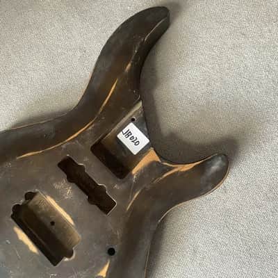 Vintage Brown 4 String Bass Solid Body DIY Project image 12