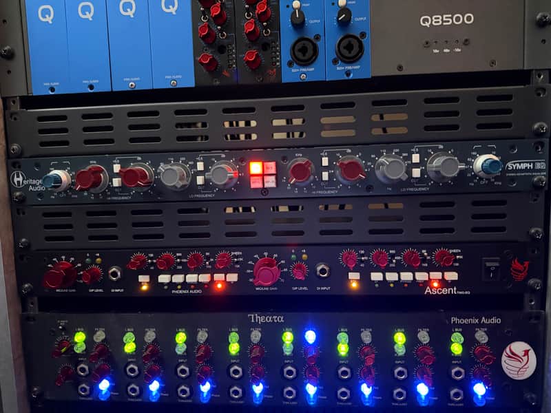 Heritage Audio SYMPH EQ Stereo Master Bus Asymptotic Equalizer 2021 RAF Blue Grey image 1