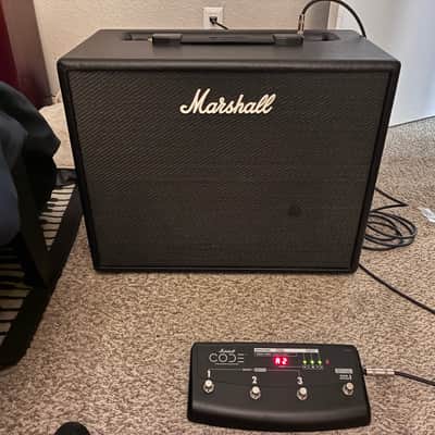 Marshall Code CODE50 50-Watt 1x12" Digital Modeling Guitar Combo 2016 - Present - Black image 1