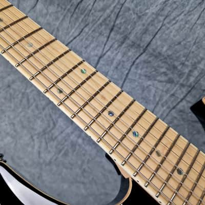 Edwards ESP E-HR-III NT7 QM/M see through Black 7string! image 11