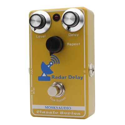 Mosky Radar Delay Hand-wired Analog Guitar Effects Pedal Based on MAD Deep Blue image 3