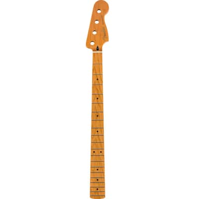 Fender ROASTED MAPLE Precision/P-Bass Neck, 20 Med Jumbo, 9.5", C Shape image 7