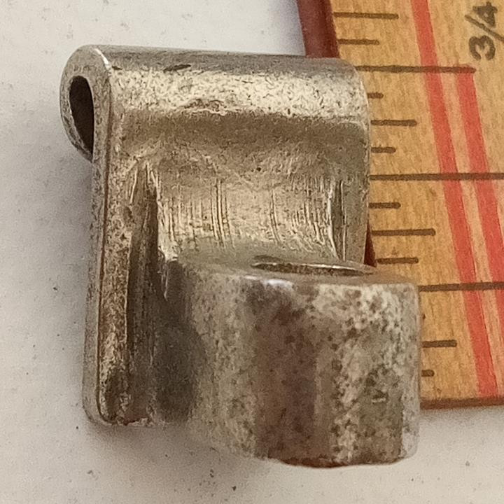 Leedy 1+Nickel-Brass T-Rod Clip Single-Flange Rim/Tension Tom/Snare Drum 20s NOB — main photograph