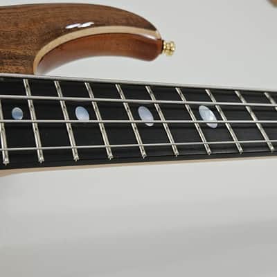 2021 Alembic Mark King Signature Standard Walnut 4 String Bass Guitar image 20