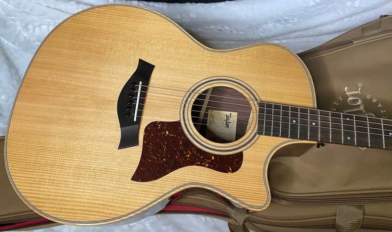 NEW! Taylor 414ce Studio Acoustic-Electric Guitar - Natural - 4.7lbs - Authorized Dealer - Serial # 2210235174 image 1