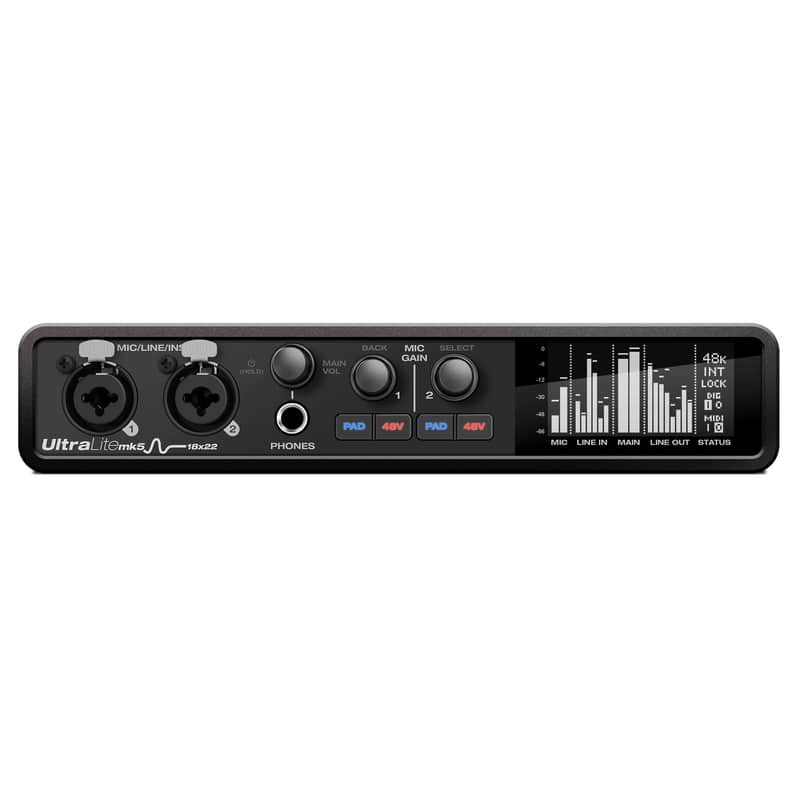 MOTU UltraLite-mk5 18x22 Desktop USB Audio Recording Interface with DSP image 1