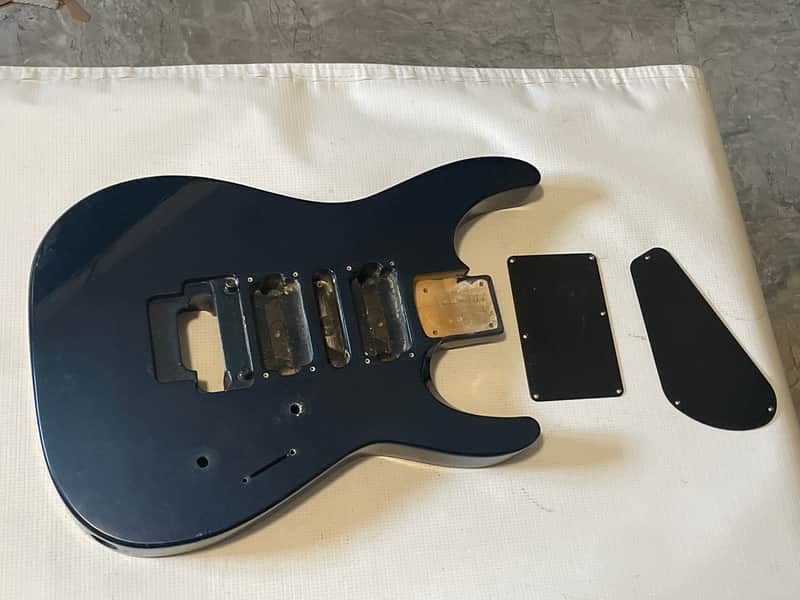 1990's Japan Jackson JDR-94 Concept Dinky Blue Guitar Body Floyd Ready image 1