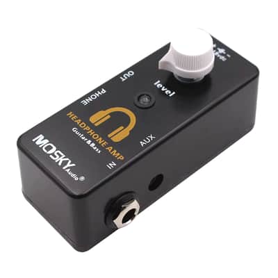 Mosky Headphone AMP AUX in Headphones OUT Stereo Guitar or Bass Effects pedal image 3